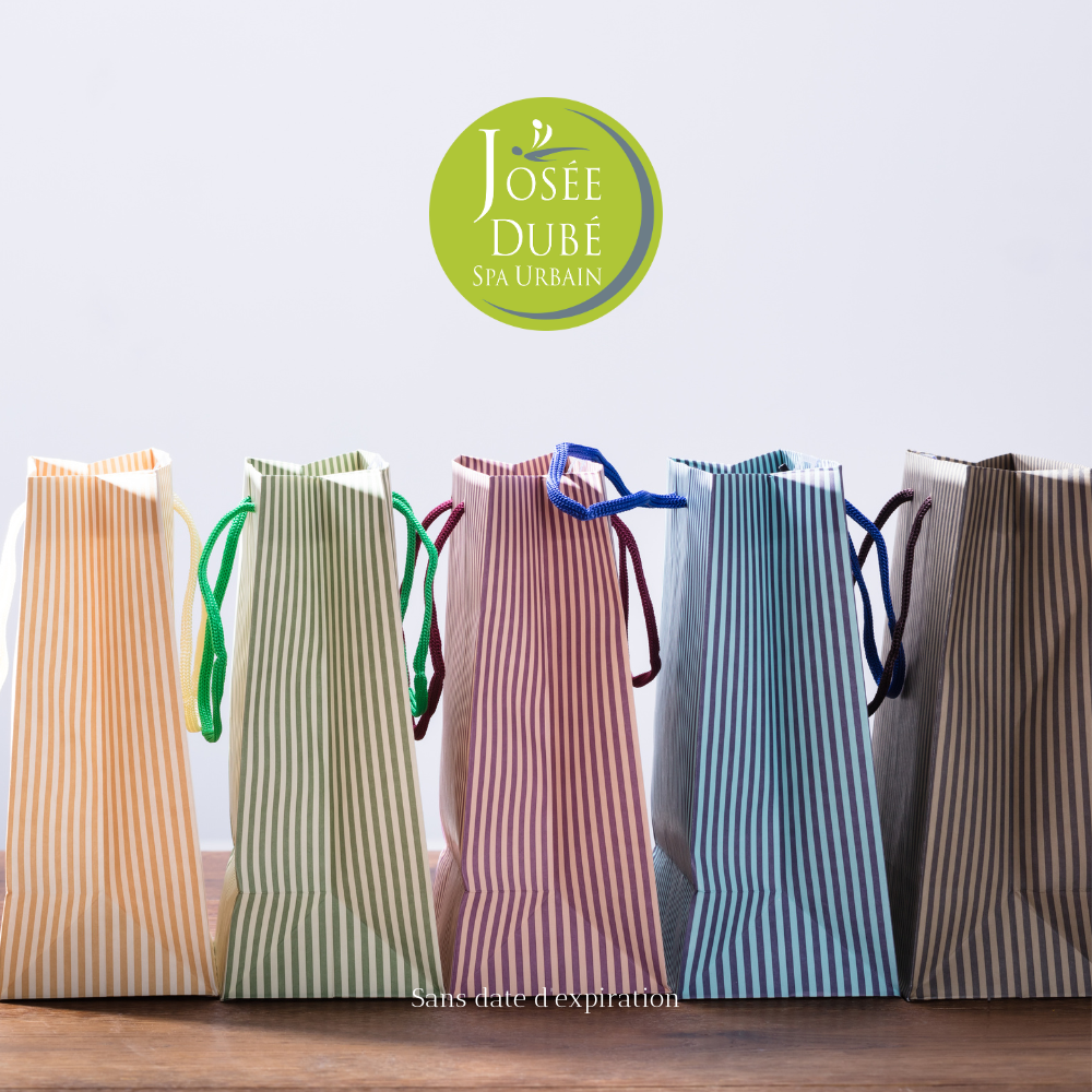 Carte-cadeau Josée Dubé Spa Urbain - boutique en ligne - Montréal - joseedubespaurbain.shop