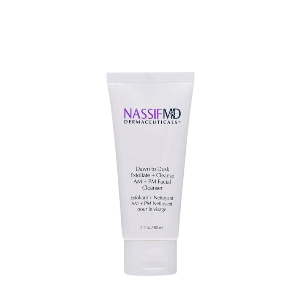 Nettoyant et Exfoliant Visage Dawn to Dusk 60 ml - NASSIFMD® - Josée Dubé Spa Urbain - boutique en ligne - Montréal