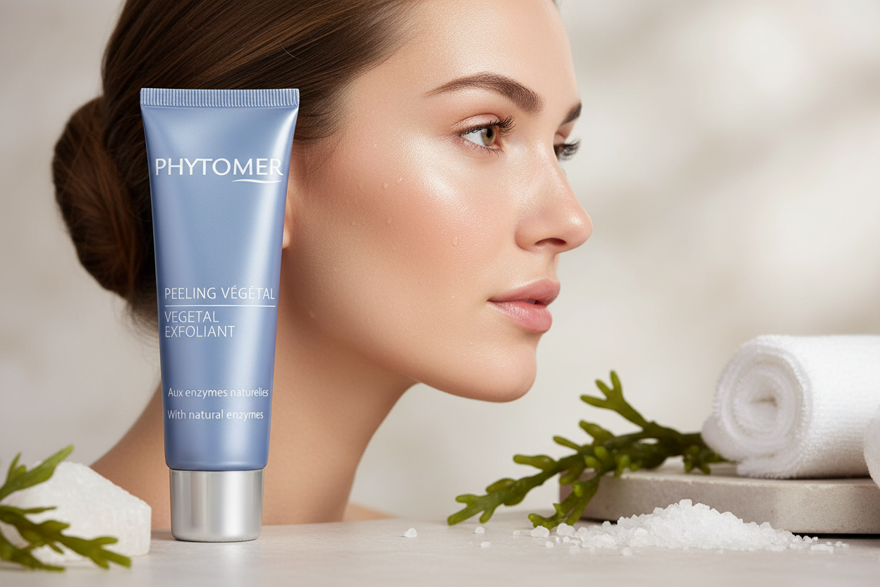 Teint radieux et hydraté avec Peeling Végétal PHYTOMER