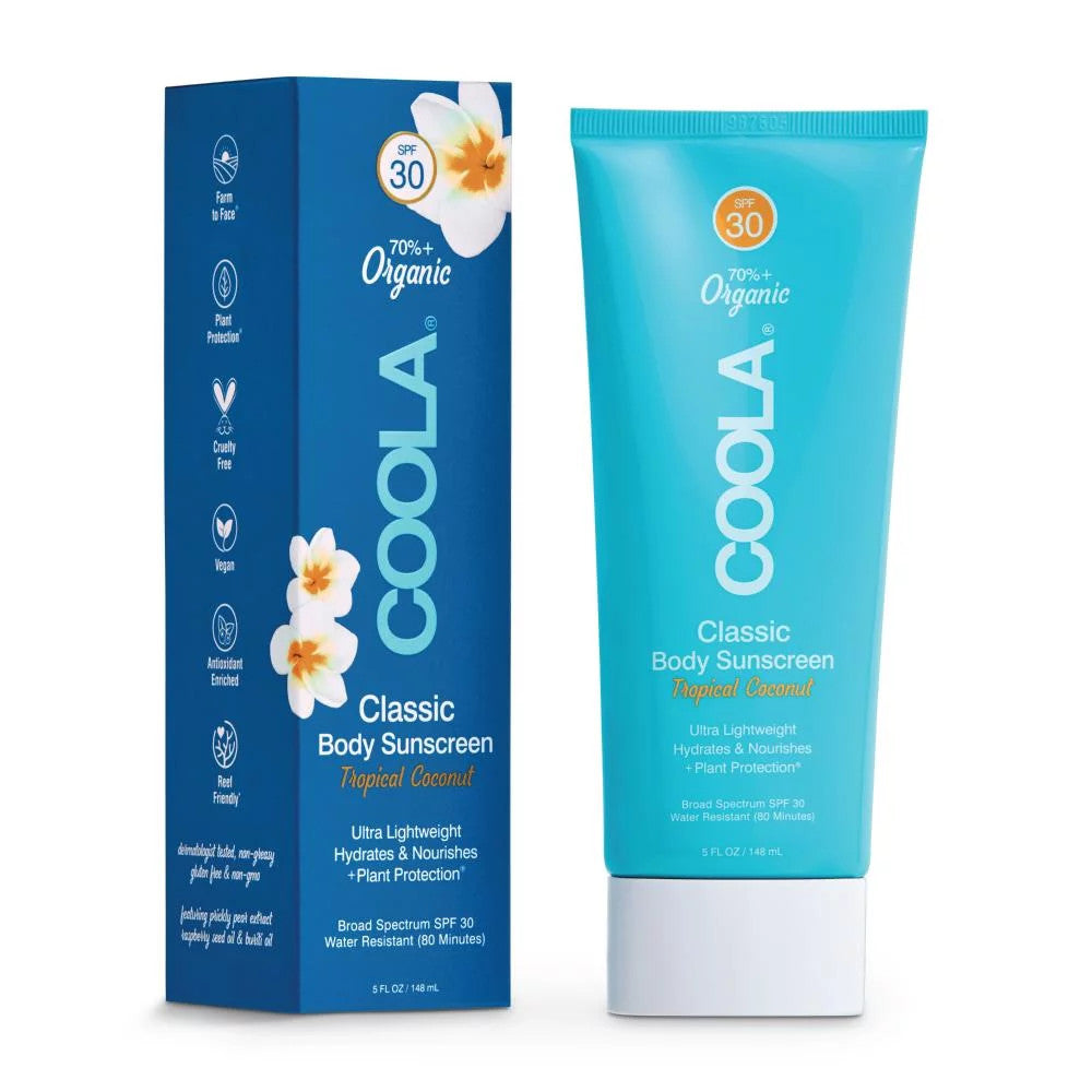 Lotion Noix de Coco Tropicale - Corps FPS 30 - 148 ml - COOLA