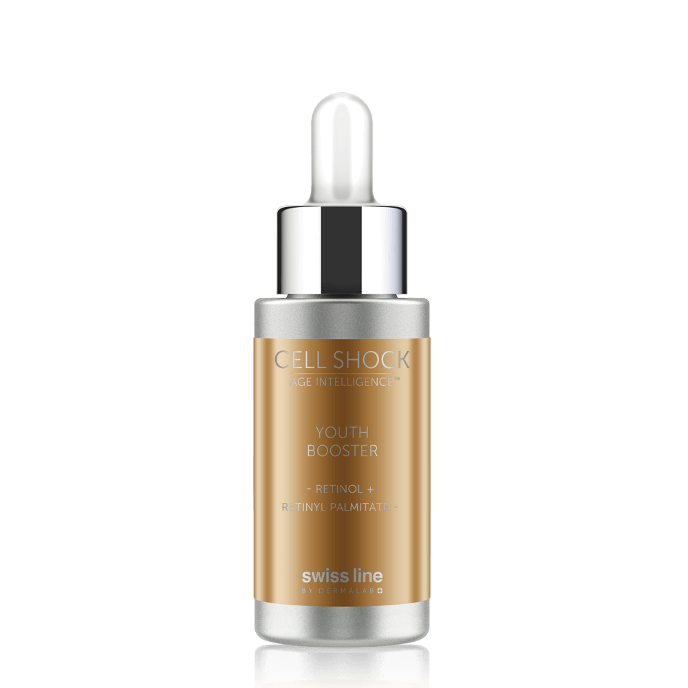 SWISS LINE Cell Shock Age Intelligence - Booster Jeunesse Rétinol + Rétinyl Palmitate - Traiter et corriger - Josée Dubé Spa Urbain - boutique en ligne - Montréal