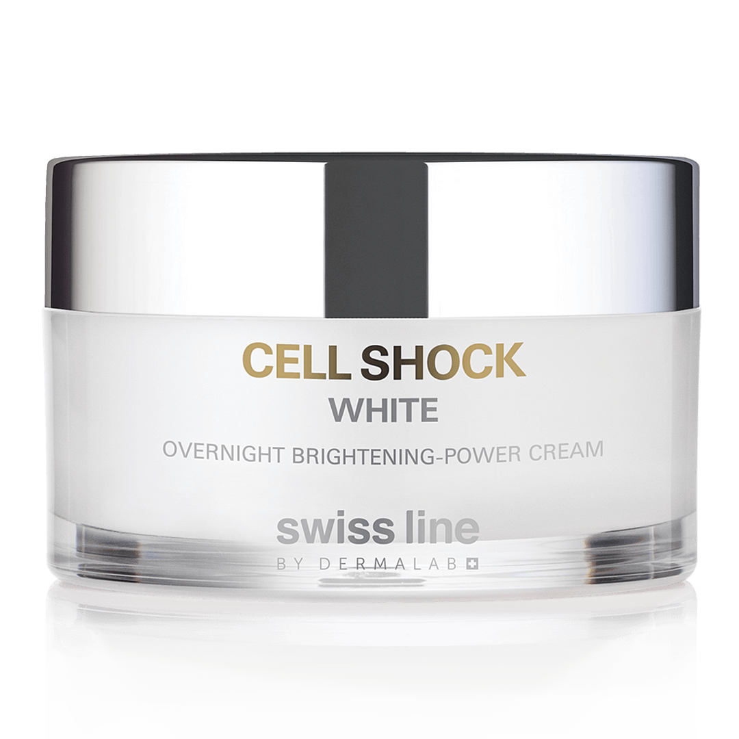 SWISS LINE Cell Shock White Crème de Nuit Révélatrice d'Éclat - Traiter et corriger - Josée Dubé Spa Urbain - boutique en ligne - Montréal