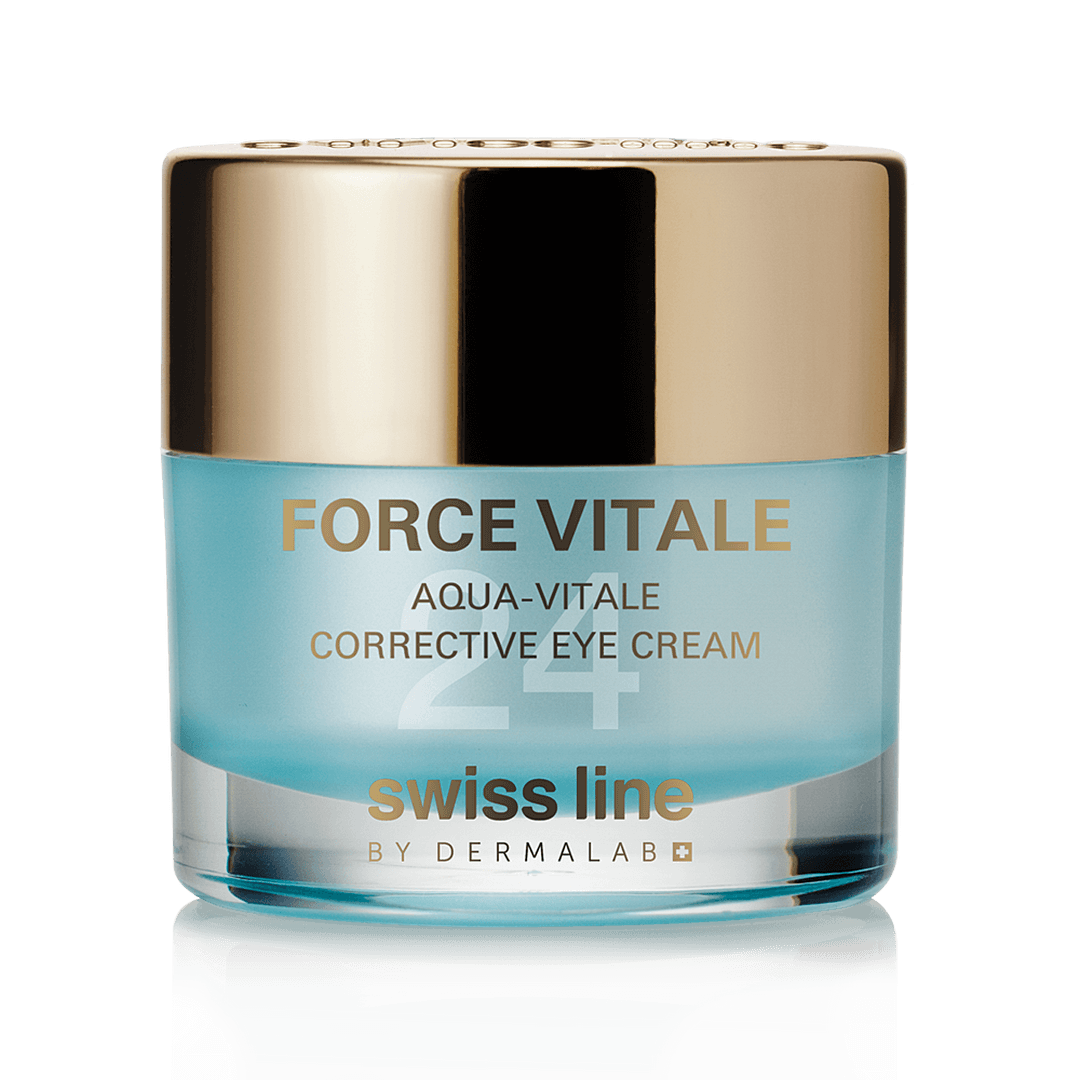 SWISS LINE Force Vitale - Aqua-Vitale Crème Correctrice Contour des Yeux - Traiter et corriger - Josée Dubé Spa Urbain - boutique en ligne - Montréal