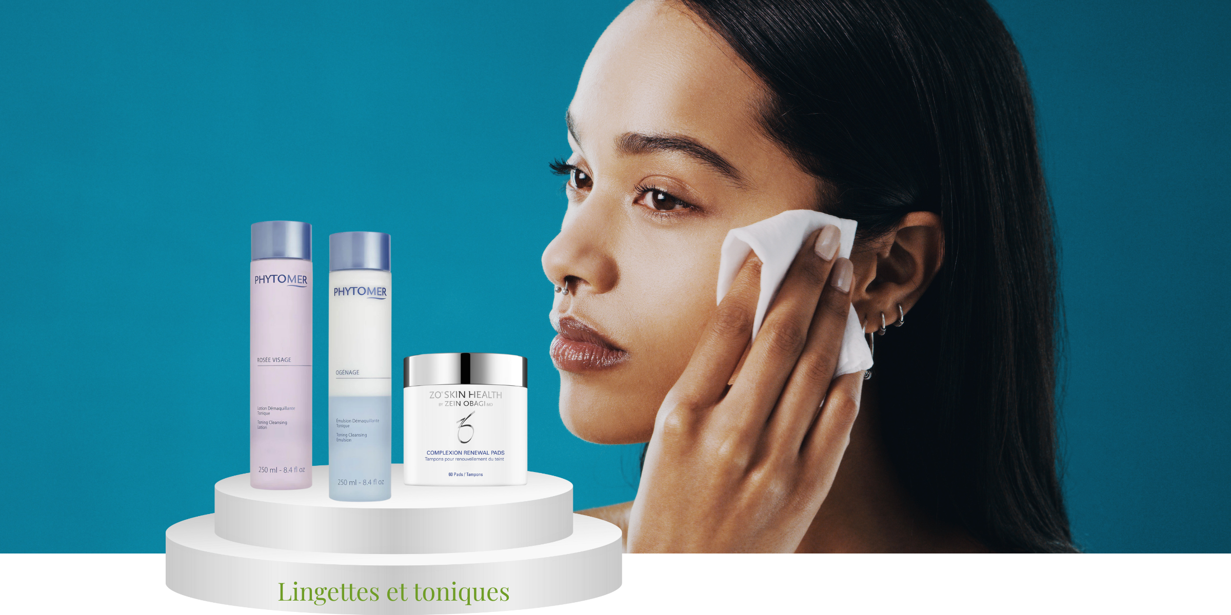 Lingettes et toniques