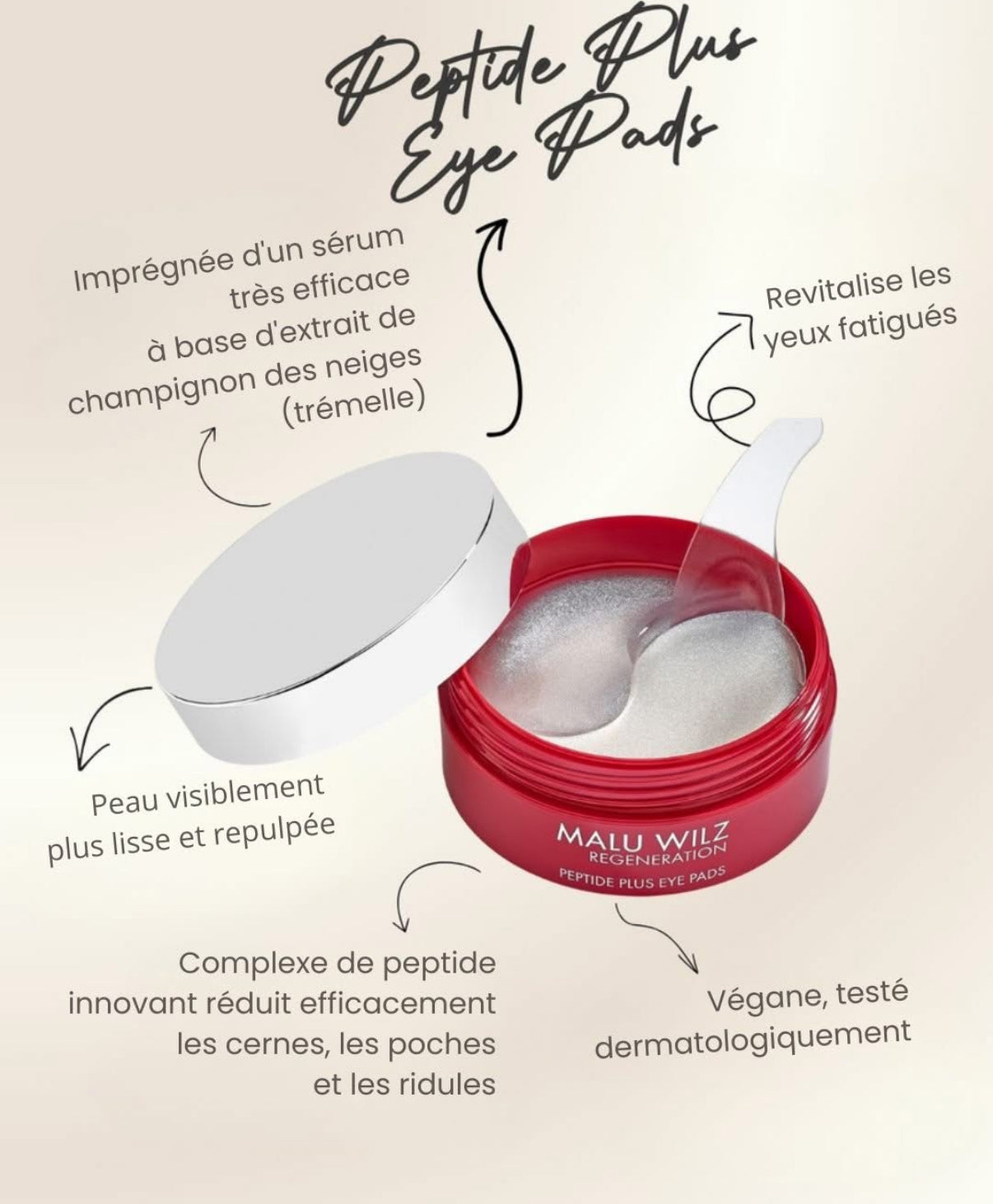 Patchs Yeux Peptides Plus-MALU WILZ- 60 patchs