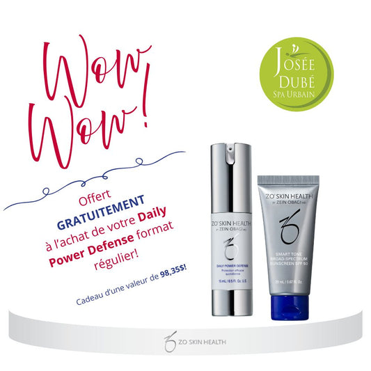 Promotion Wow Wow ZO SKIN HEALTH - Josée Dubé Spa Urbain - boutique en ligne - Montréal