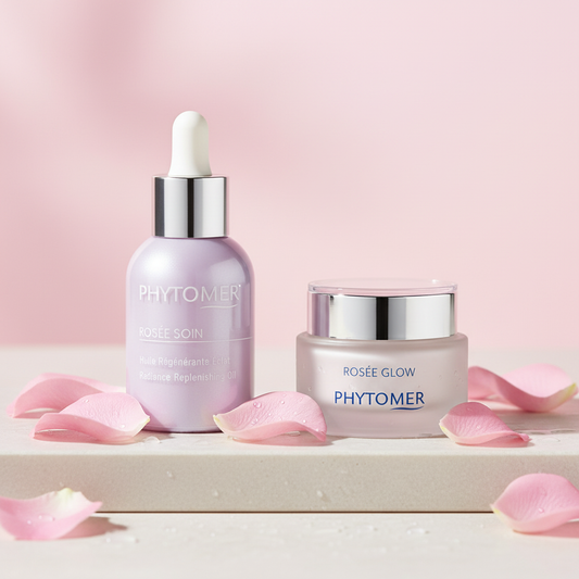 Nouveau visuel Rosée Glow et Huile Rosée Soin