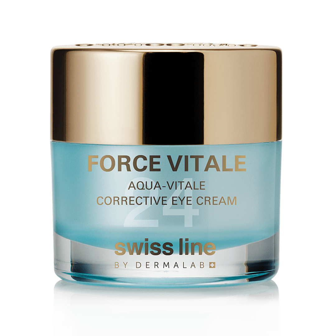 SWISS LINE Force Vitale - Aqua-Vitale Crème Correctrice Contour des Yeux - Traiter et corriger - Josée Dubé Spa Urbain - boutique en ligne - Montréal